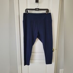 Beyond Yoga Spacedye High Waisted Midi Legging Nocturnal Navy Plus Size 2X